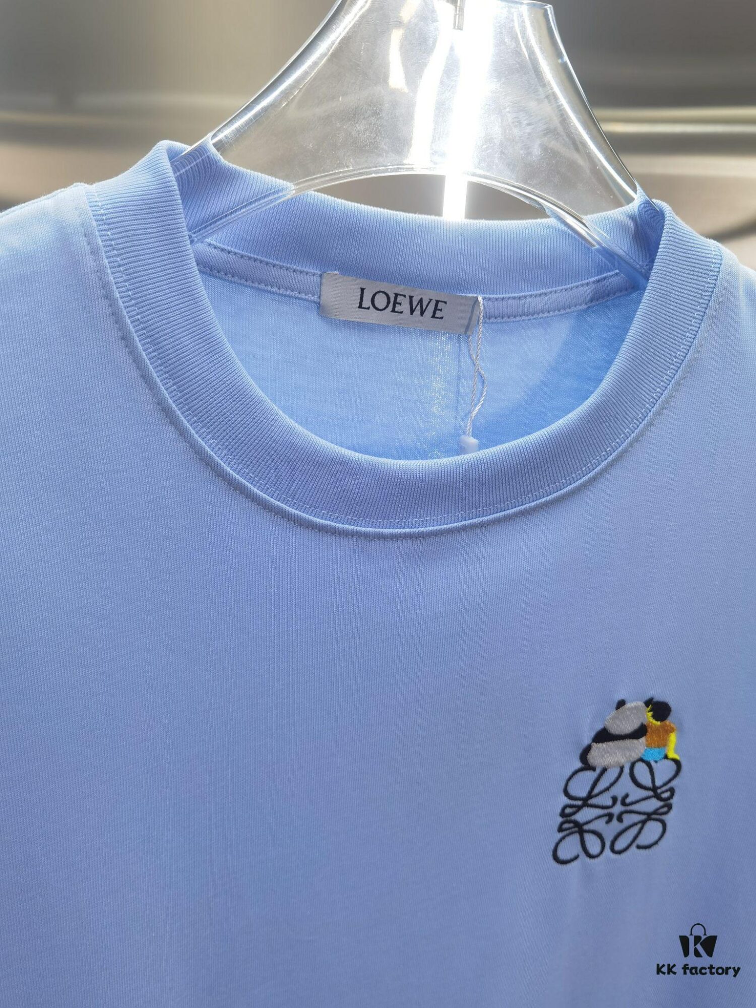 6931a0dbccd8ab3d7af94c12 Loewe Embroidered Short Sleeve T-Shirt (Premium Version, Distinct from Standard Stock)
