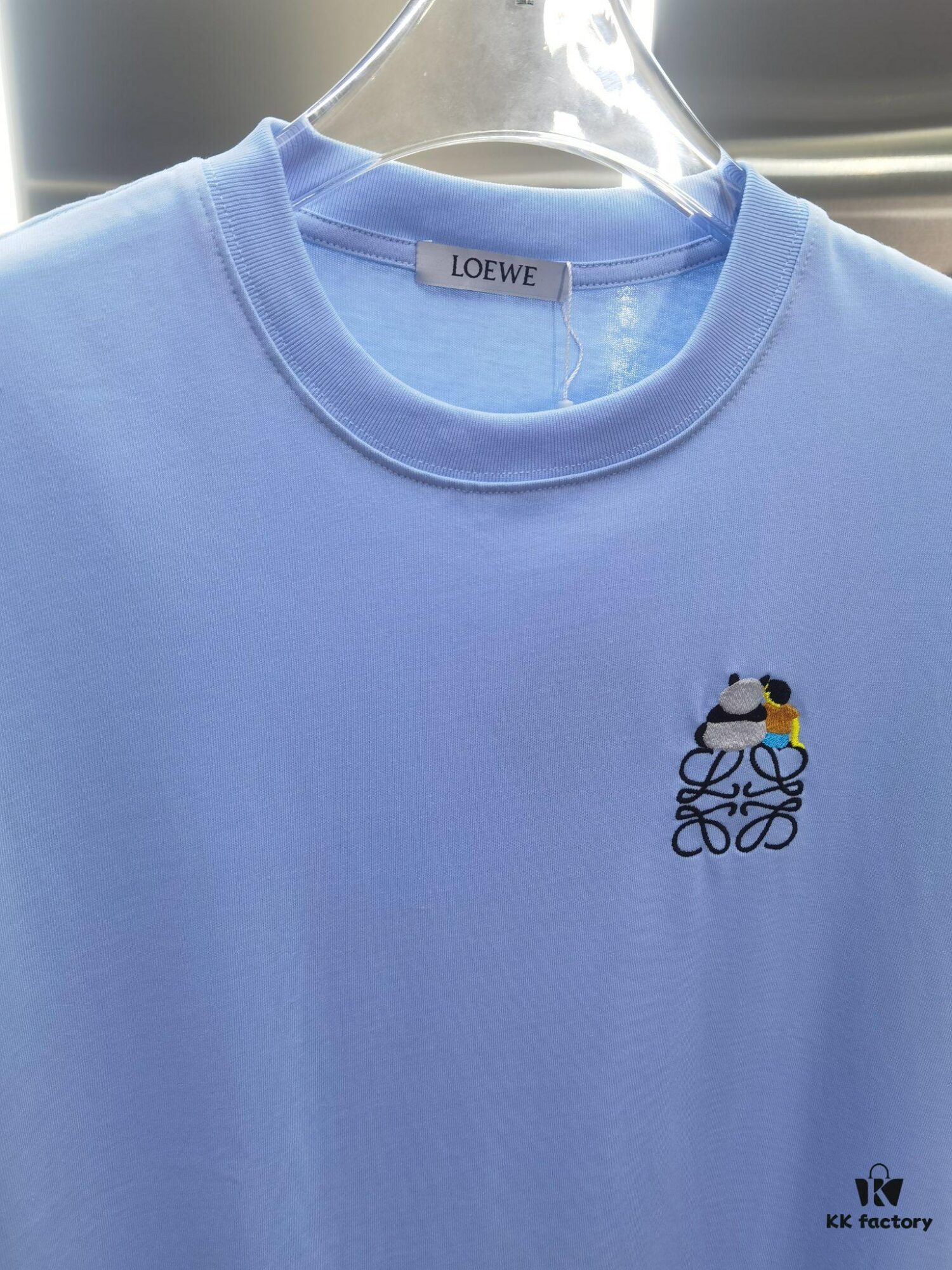6931a0dbccd8ab3d7af94c13 Loewe Embroidered Short Sleeve T-Shirt (Premium Version, Distinct from Standard Stock)