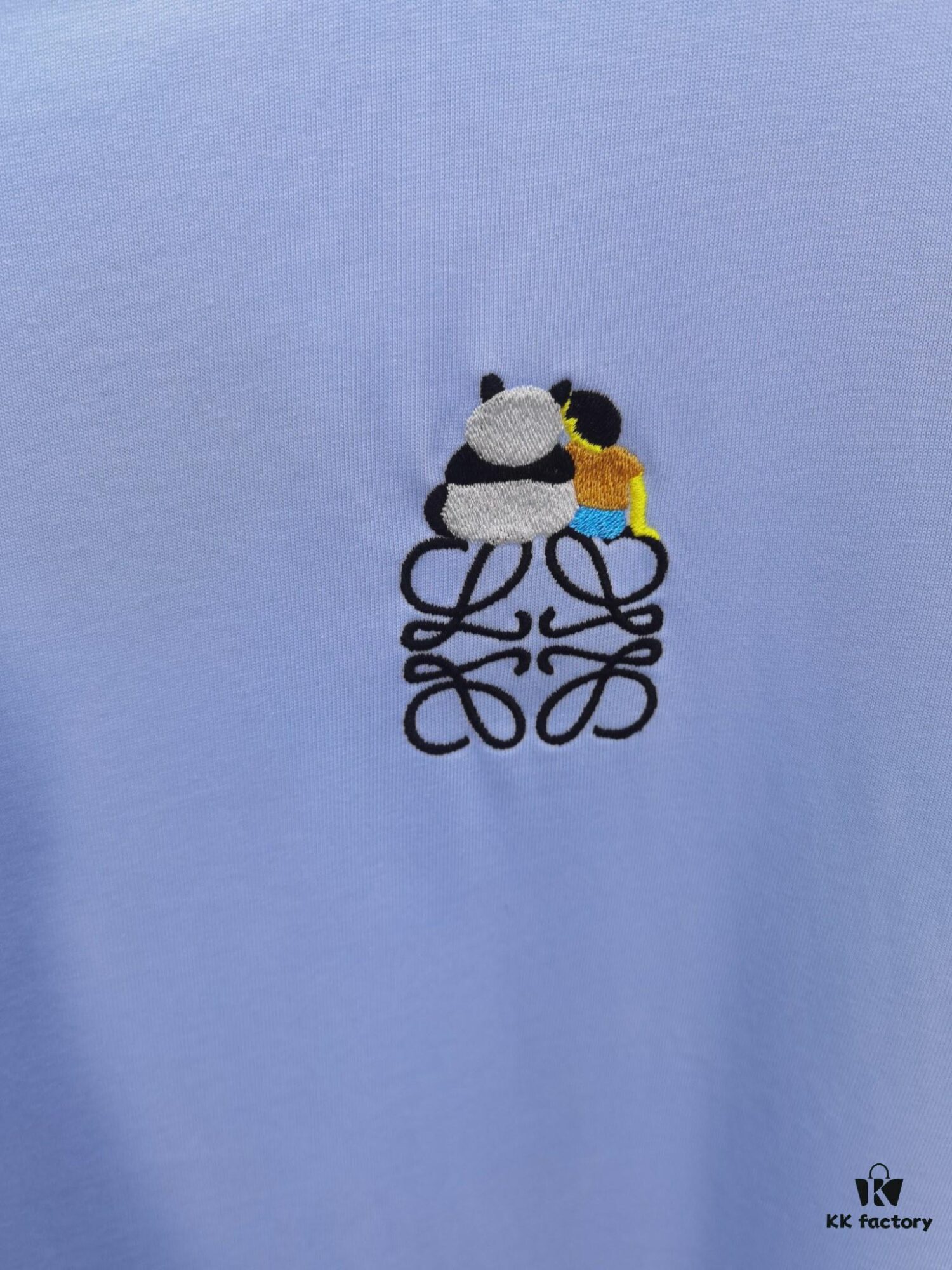 6931a0dbccd8ab3d7af94c14 Loewe Embroidered Short Sleeve T-Shirt (Premium Version, Distinct from Standard Stock)