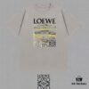 6931a0dbccd8ab3d7af94c16 LOE Loewe 25SS Master-Designed Brand New Printed Round-Neck Short-Sleeve T-Shirt