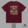 6931a0dcccd8ab3d7af94c1c LOE Loewe 25SS Master-Designed Brand New Printed Round-Neck Short-Sleeve T-Shirt, Spring and Summer Latest Collection, OS Drop-Shoulder Fit, 300g Full Cotton, Stylish and Unique, Extremely Versatile and Attractive, Suitable for Both Men and Women, Must-Have Item, Complete with Hang Tag, Neck Label, and Wash Label