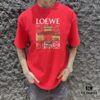 6931a0ddccd8ab3d7af94c1d LOE Loewe 25SS Master-Designed Brand New Printed Round-Neck Short-Sleeve T-Shirt