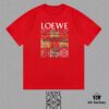 6931a0ddccd8ab3d7af94c1f LOE Loewe 25SS Master-Designed Brand New Printed Round-Neck Short-Sleeve T-Shirt
