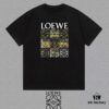 6931a0deccd8ab3d7af94c25 LOE Loewe 25SS Master-Designed Brand New Printed Round-Neck Short-Sleeve T-Shirt