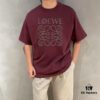 6931a0dfccd8ab3d7af94c2b LOE Loewe 25SS Master-Designed Brand New Printed Round-Neck Short-Sleeve T-Shirt