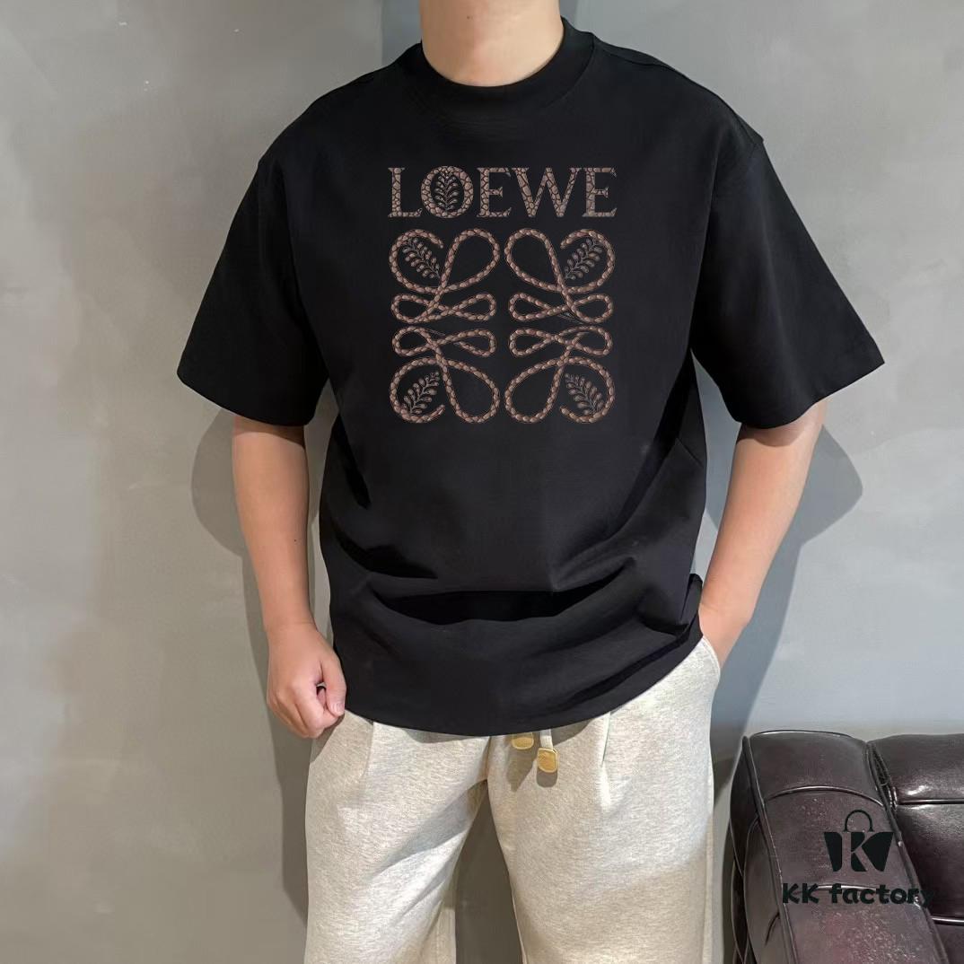 6931a0e1ccd8ab3d7af94c34 LOE Loewe 25SS Master-Designed New Arrival Printed Round-Neck Short-Sleeve T-Shirt