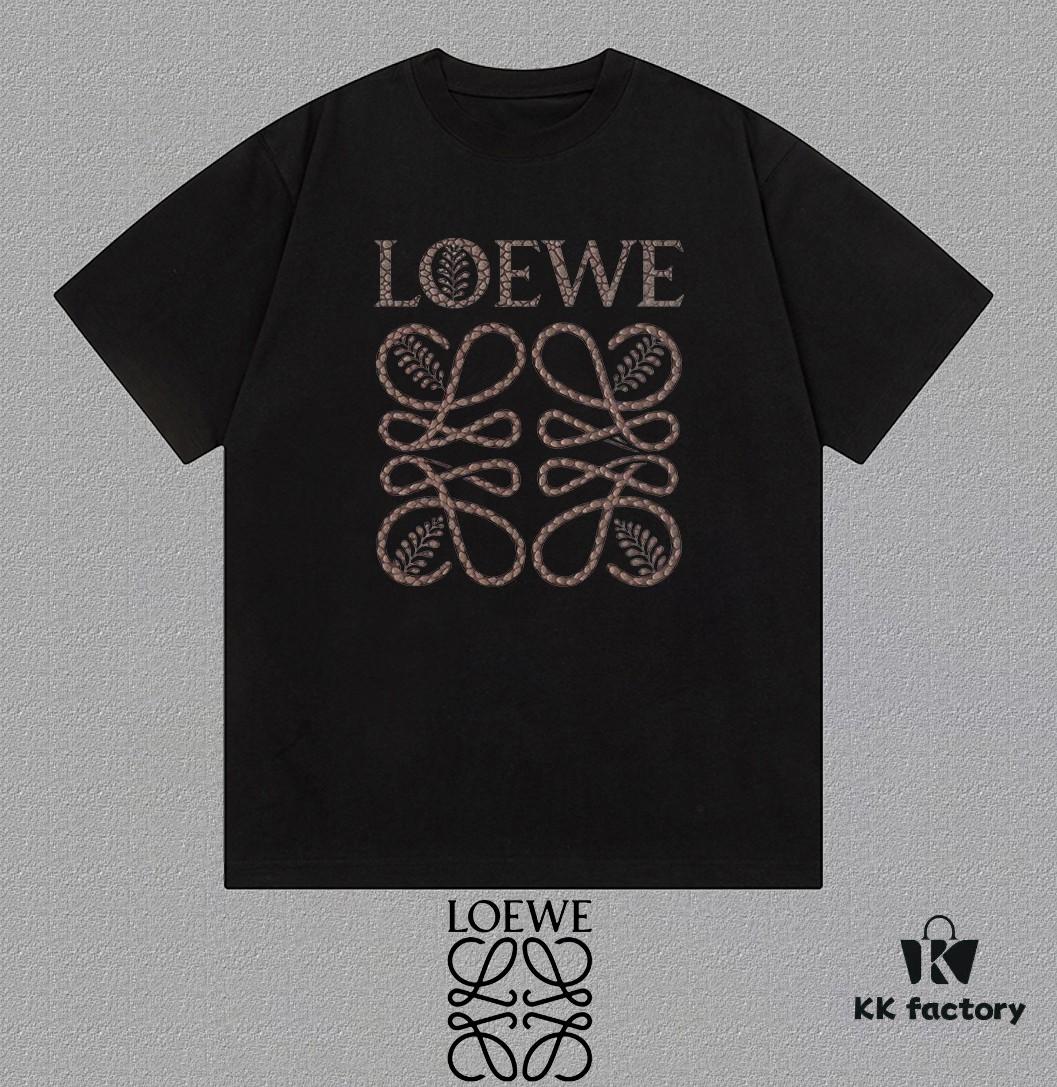6931a0e1ccd8ab3d7af94c35 LOE Loewe 25SS Master-Designed New Arrival Printed Round-Neck Short-Sleeve T-Shirt