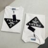 PRADA Logo Triangle Classic Print Short Sleeve T-Shirt Model 108