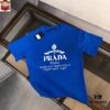 6931a0eaccd8ab3d7af94c83 PRADA Men's Casual Short-Sleeve T-Shirt, 2025 Spring/Summer New Arrival, Premium Logo Design, Imported Silk-Cotton Fabric, Stylish and Versatile for All Occasions