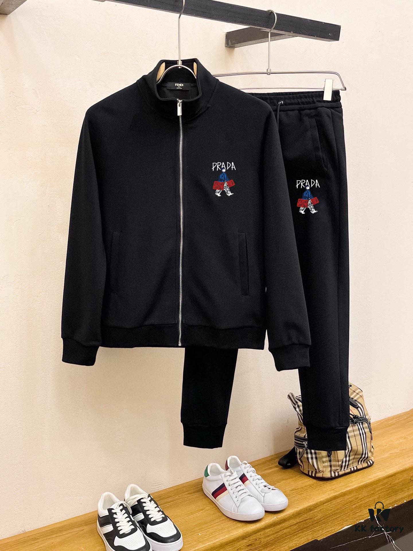 6931a0ebccd8ab3d7af94c93 PRADA (Blessing for the Plus-Size) New Arrival 2025 Hooded Cardigan Set – Premium Authentic Design, Made with 100% Natural High-Quality Roman Cotton, Exquisite Hardware, Elegant and Comfortable Fit