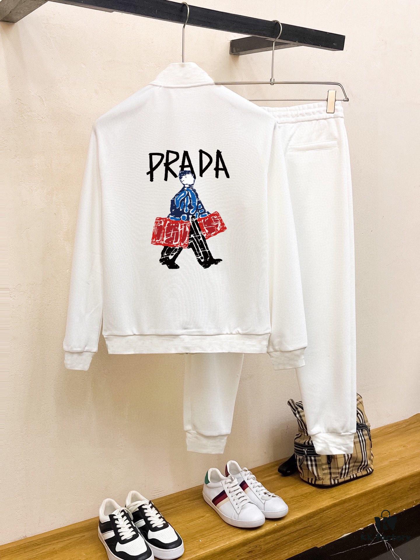 6931a0ebccd8ab3d7af94c95 PRADA (Blessing for the Plus-Size) New Arrival 2025 Hooded Cardigan Set – Premium Authentic Design, Made with 100% Natural High-Quality Roman Cotton, Exquisite Hardware, Elegant and Comfortable Fit