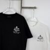 6931a0ecccd8ab3d7af94ca7 New PRADA 25SS Printed Short Sleeve T-Shirt with Metallic Back Logo