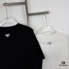 6931a0ecccd8ab3d7af94cad New PRADA 25SS Printed Short Sleeve T-Shirt with Metallic Back Logo