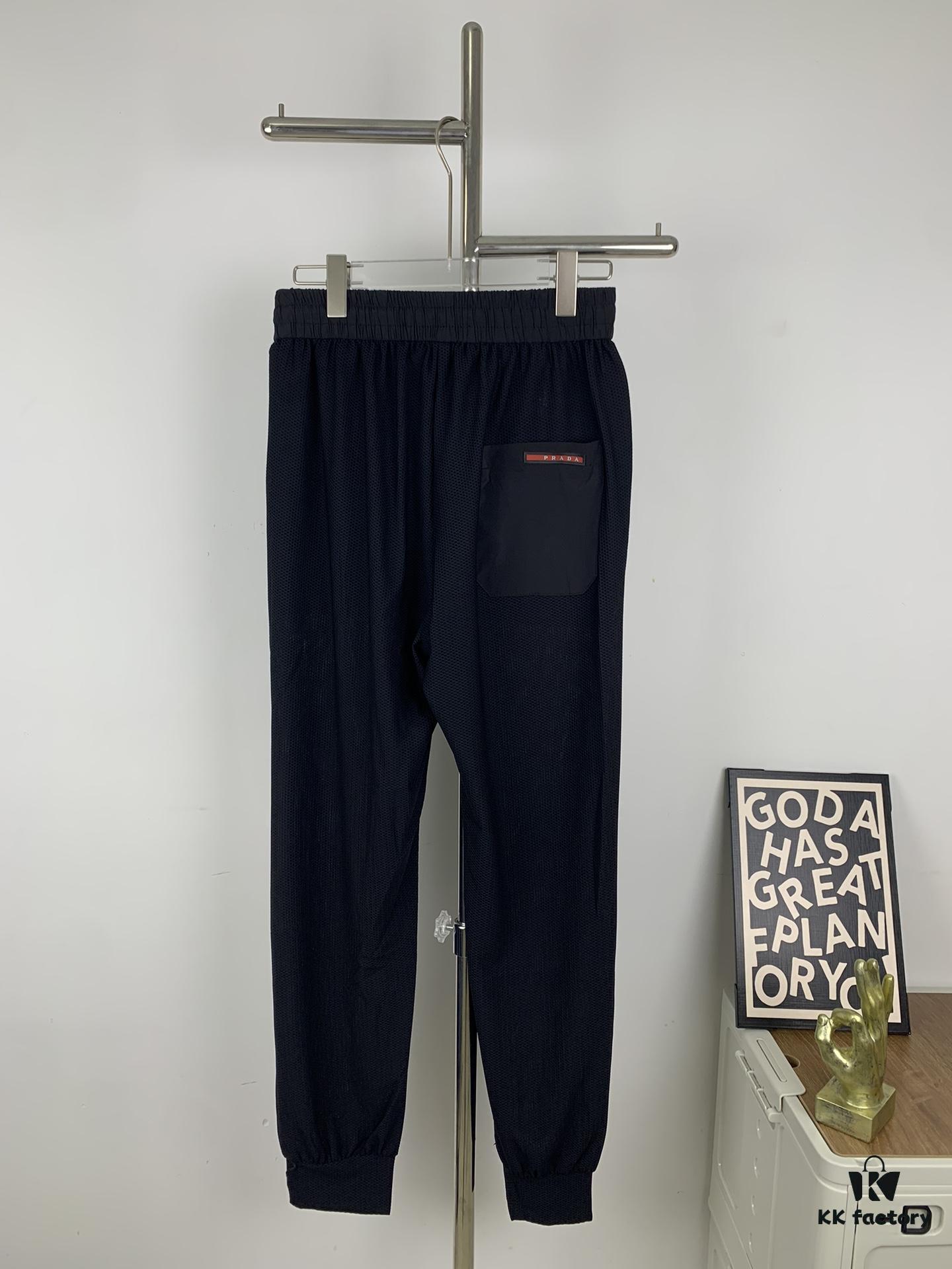 6931a0edccd8ab3d7af94cc4 New PRADA 23SS Men's and Women's Lightweight Breathable Quick-Dry Casual Trousers