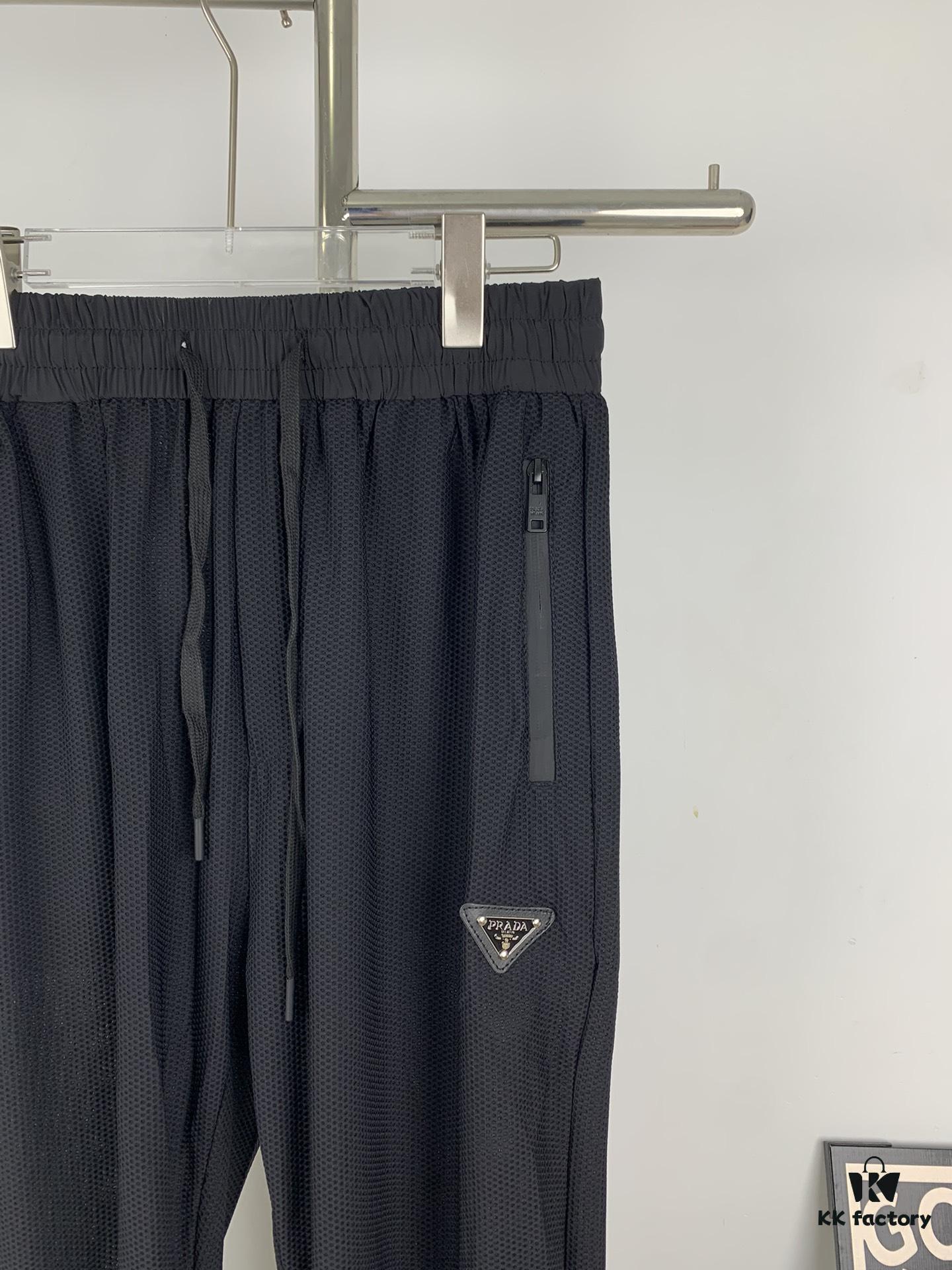 6931a0edccd8ab3d7af94cc6 New PRADA 23SS Men's and Women's Lightweight Breathable Quick-Dry Casual Trousers