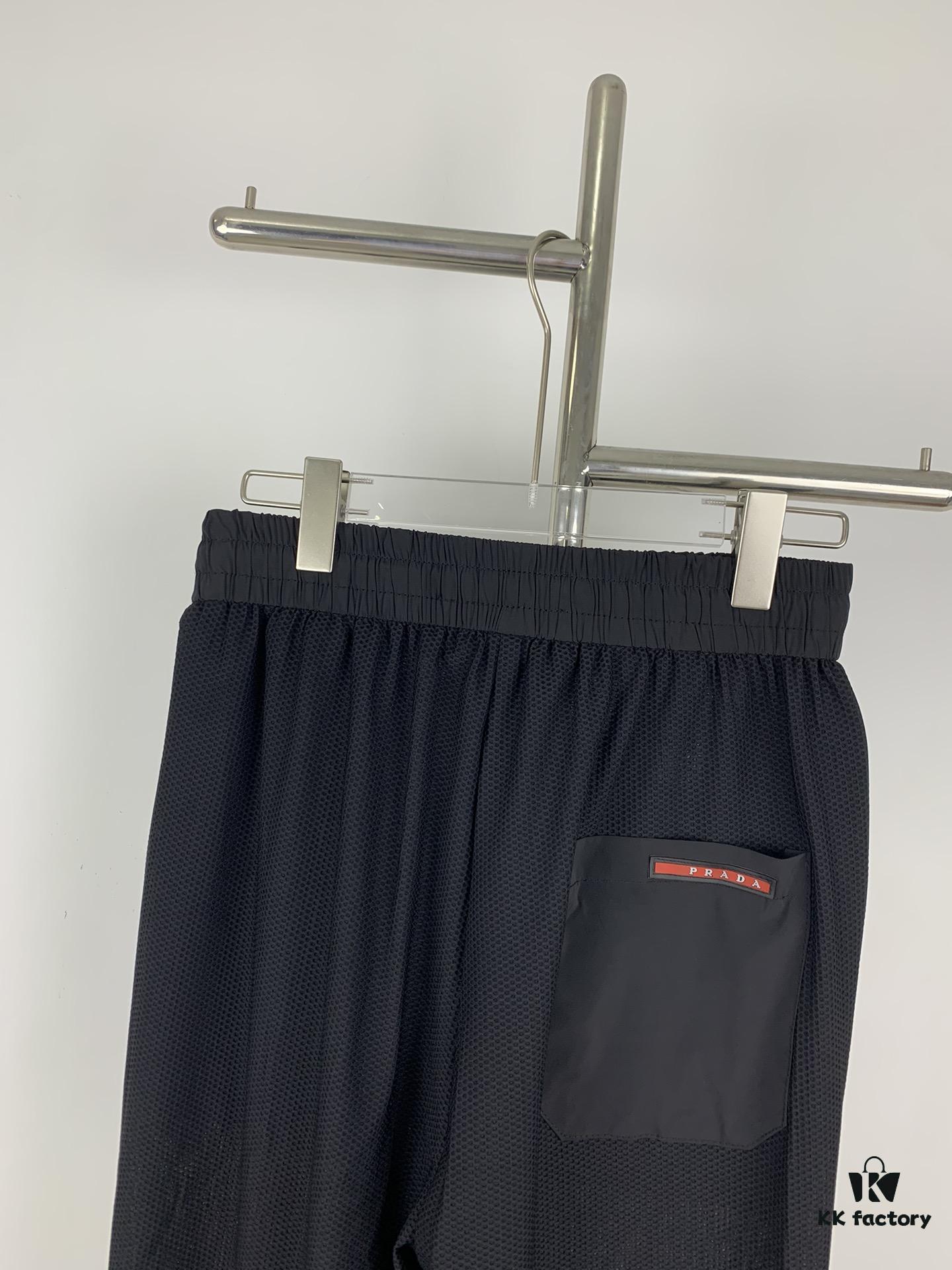 6931a0edccd8ab3d7af94cc7 New PRADA 23SS Men's and Women's Lightweight Breathable Quick-Dry Casual Trousers