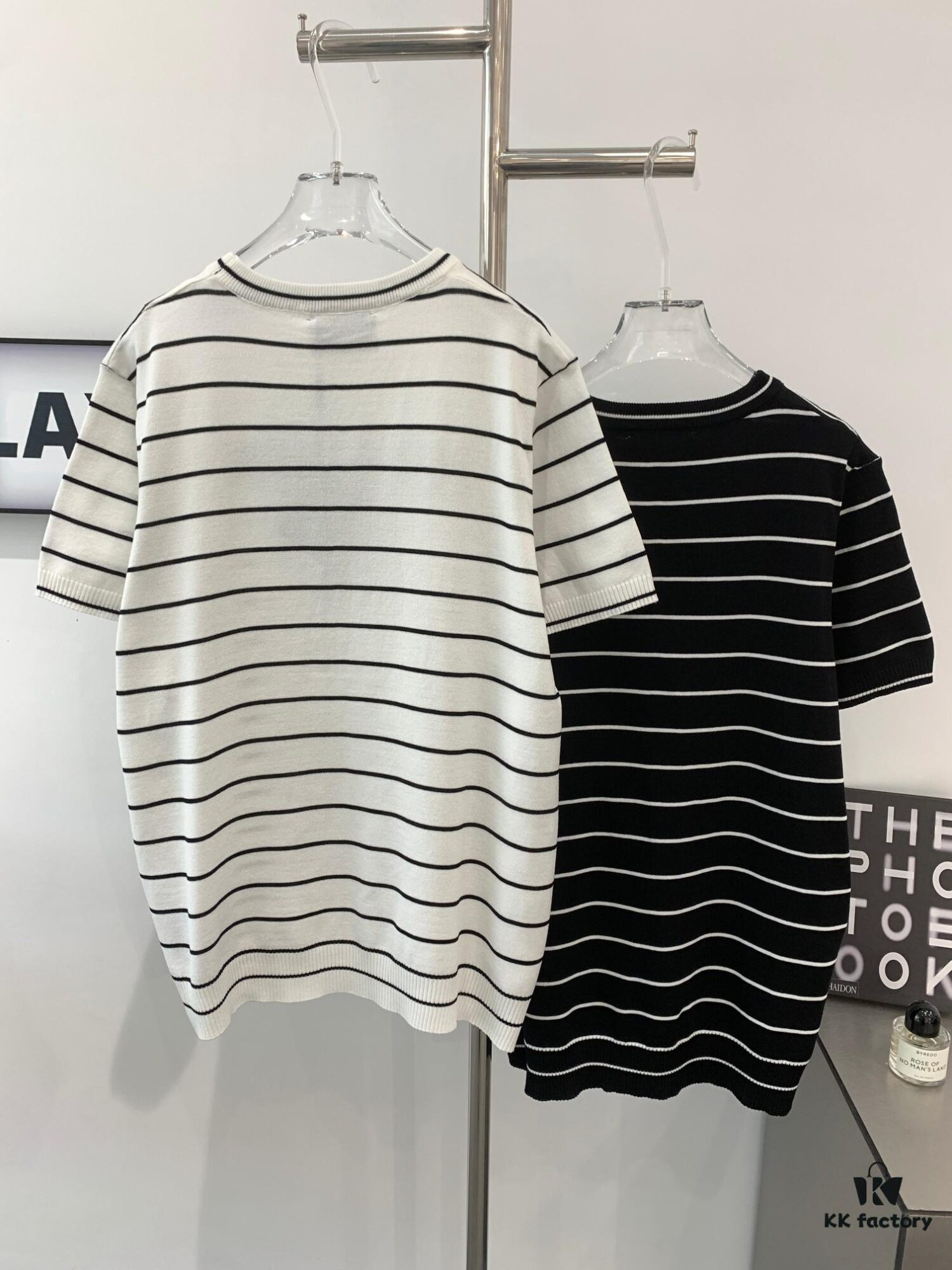 6931a0efccd8ab3d7af94ce8 New Prada Striped Classic Logo Short Sleeve T-Shirt