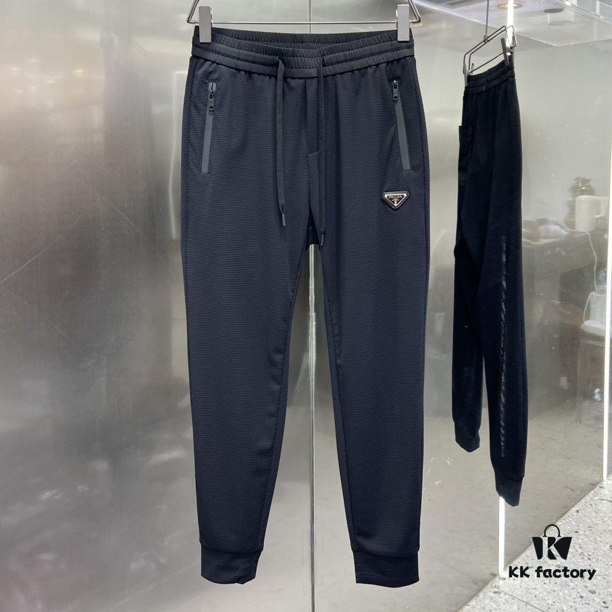 6931a0efccd8ab3d7af94cf0 New PRADA 23SS Men's and Women's Summer Casual Pants, Ultra-Lightweight Quick-Dry Breathable Trousers