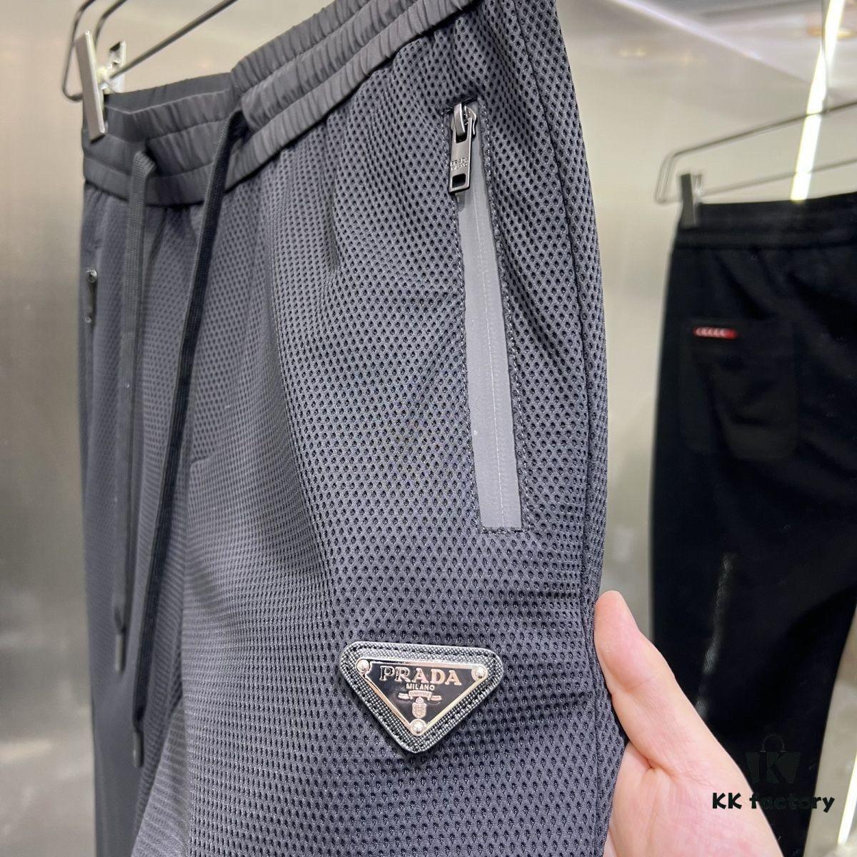6931a0efccd8ab3d7af94cf3 New PRADA 23SS Men's and Women's Summer Casual Pants, Ultra-Lightweight Quick-Dry Breathable Trousers
