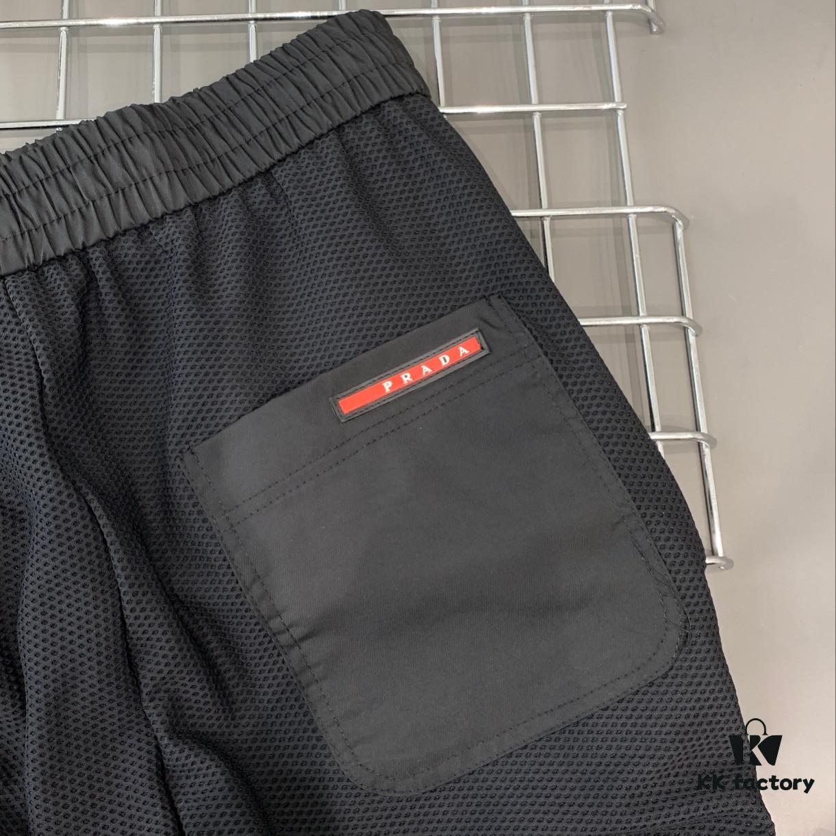 6931a0f0ccd8ab3d7af94cfd New PRADA 23SS Men's and Women's Casual Pants, Breathable Quick-Dry Long Trousers, Lightweight Ice-Silk Style Summer Pants