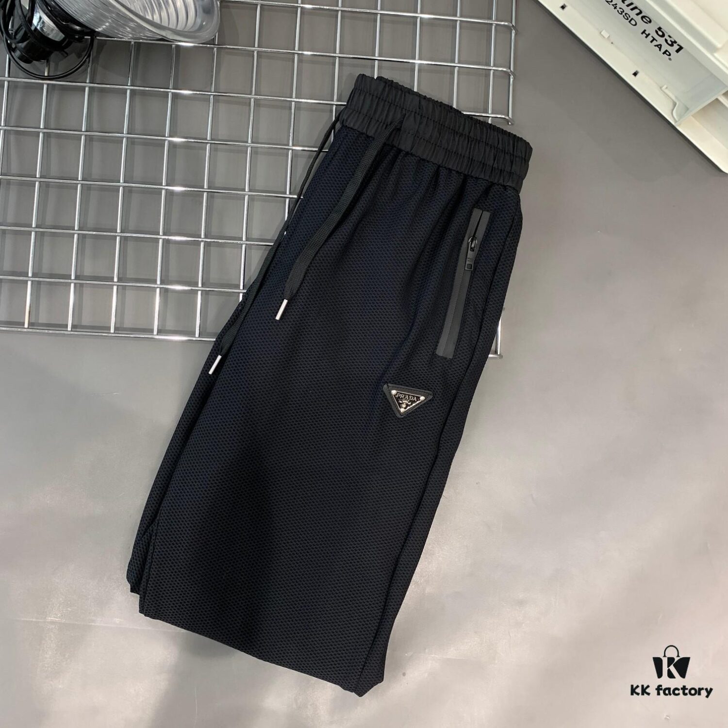 6931a0f0ccd8ab3d7af94d00 New PRADA 23SS Men's and Women's Casual Pants, Breathable Quick-Dry Long Trousers, Lightweight Ice-Silk Style Summer Pants