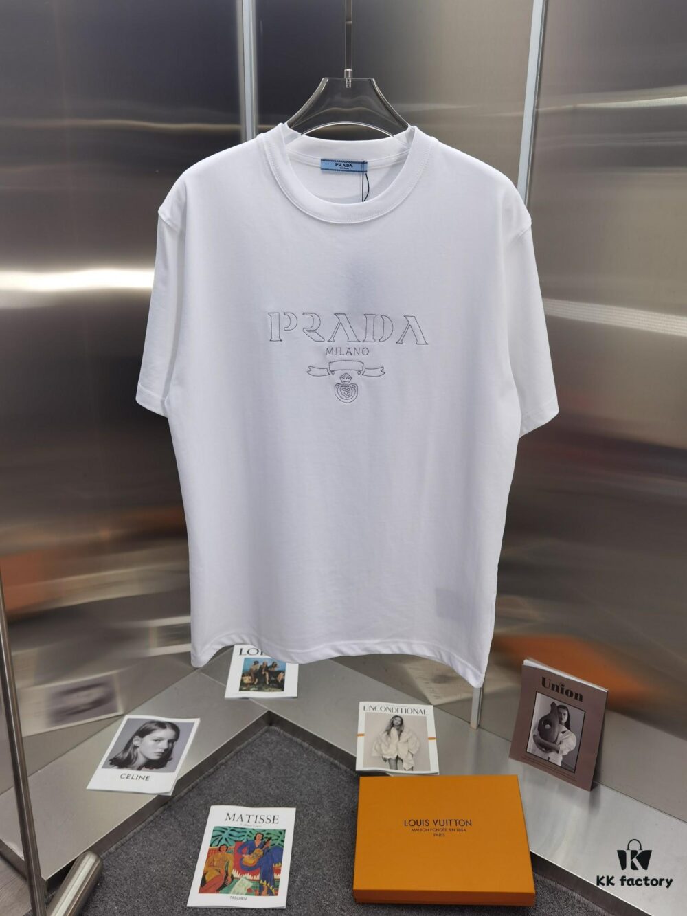 6931a0f1ccd8ab3d7af94d12 PR*DA Embroidered Premium Version Short Sleeve T-Shirt (Unisex)