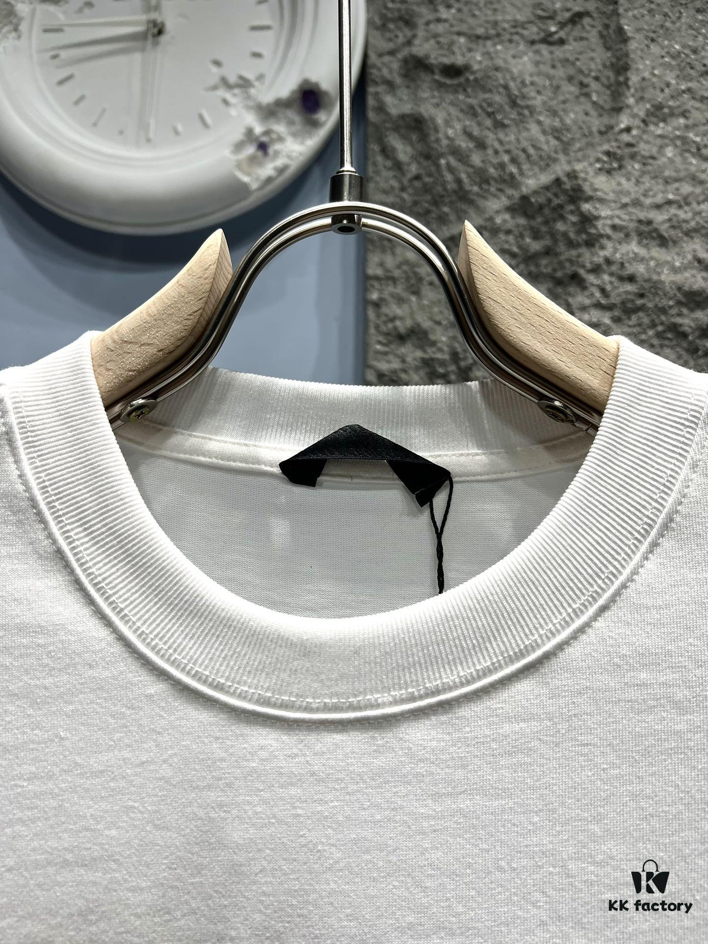 6931a0f2ccd8ab3d7af94d2b PRADA* Prada Jacquard Embroidery Large Logo Short Sleeve T-Shirt