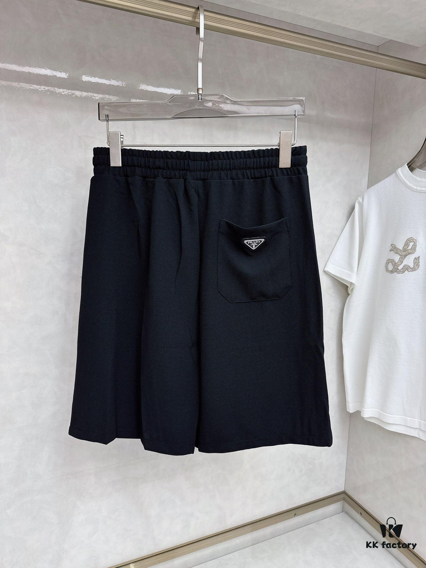 6931a0f5ccd8ab3d7af94d67 PRADA Waffle-Knit Zipper Shorts