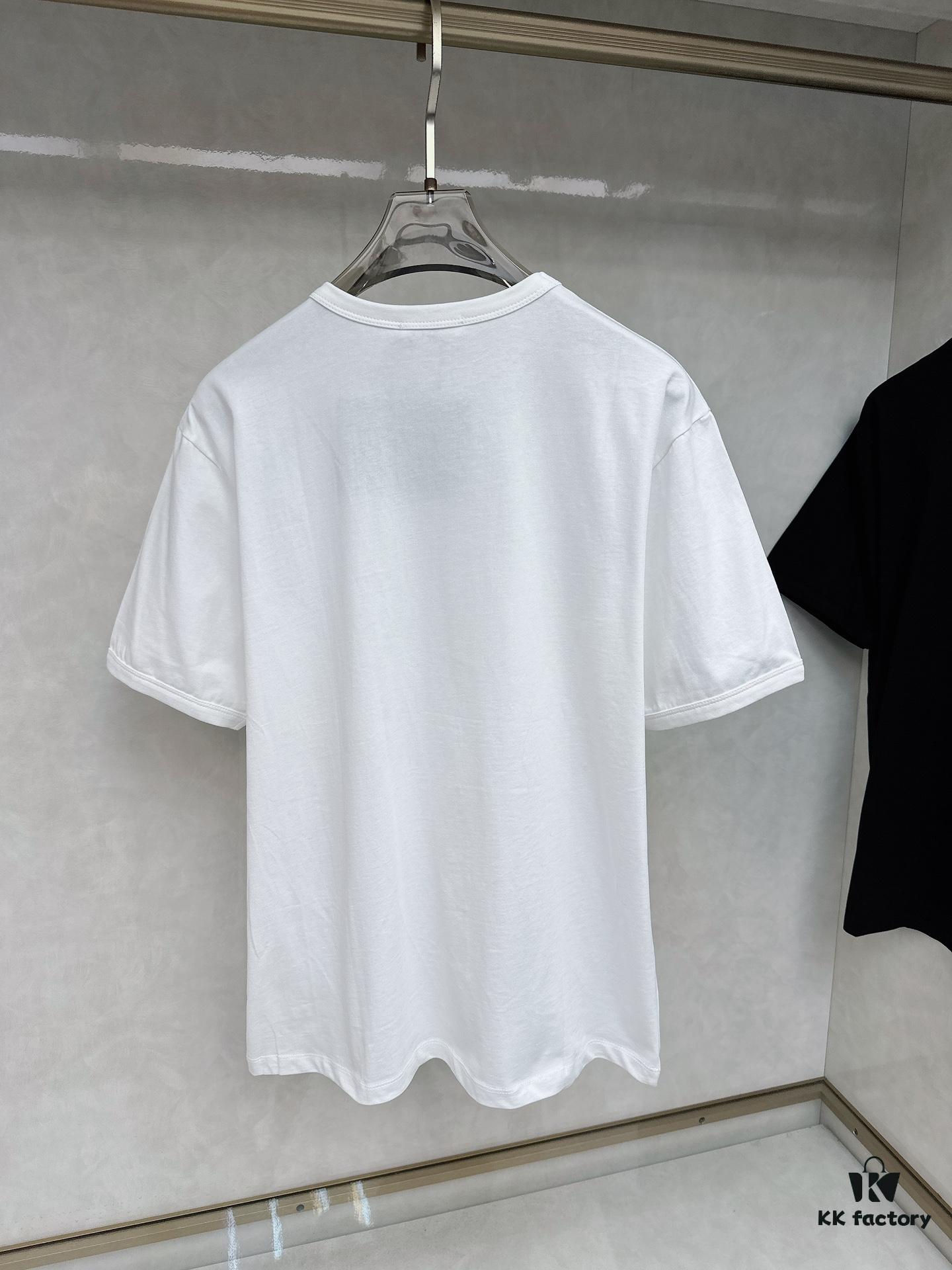 6931a0f6ccd8ab3d7af94d79 PRADA Logo Triangle Short Sleeve T-Shirt