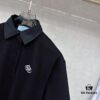 6931a0f6ccd8ab3d7af94d7e Prada Embroidered Collar Polo Shirt