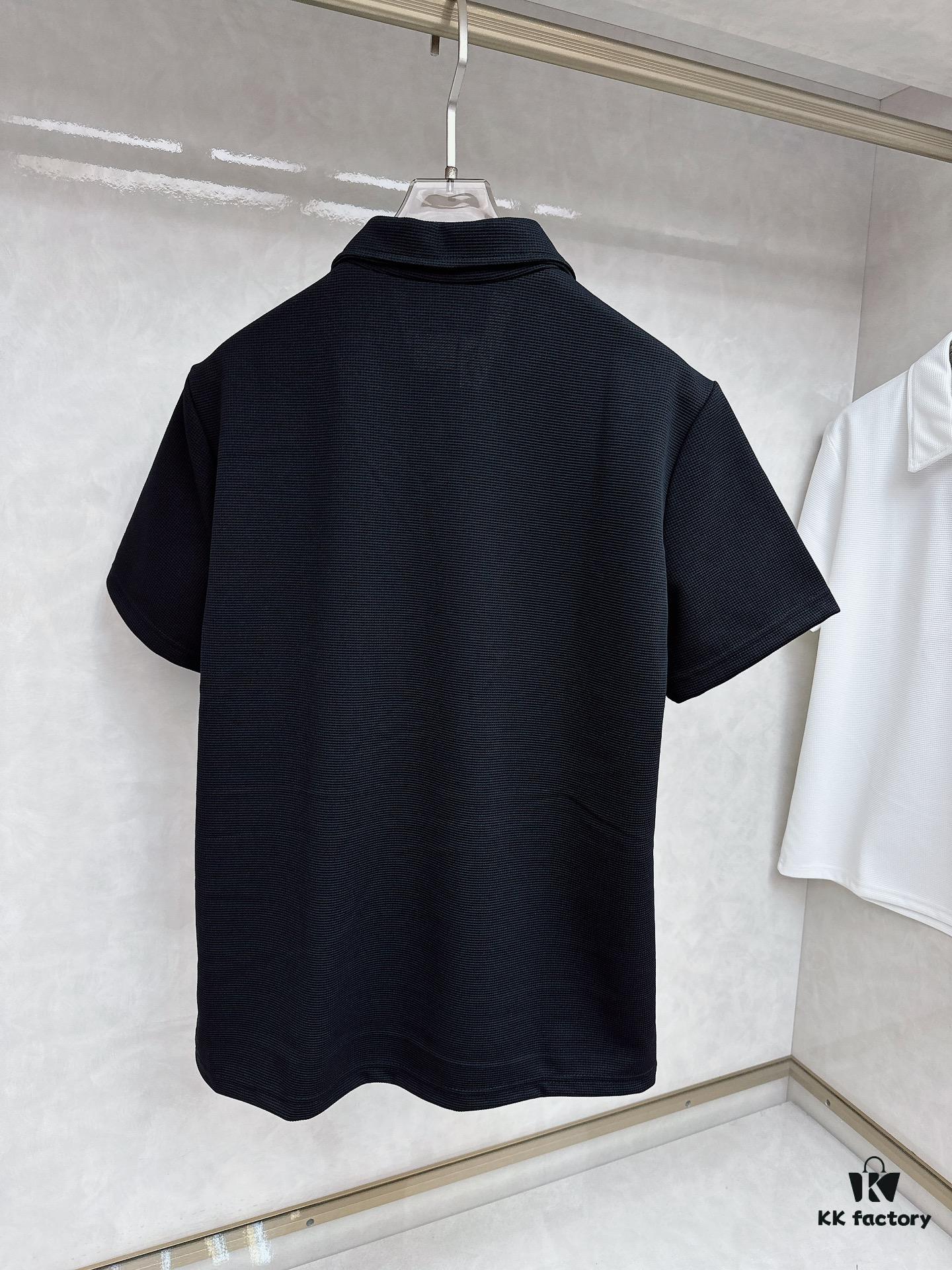 6931a0f8ccd8ab3d7af94da6 PRADA Waffle-Weave Triangular Logo Polo Shirt