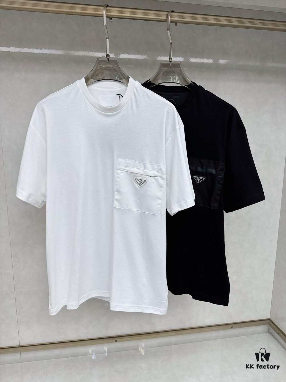 Prada Prada Short Sleeve with Front Zipper Pocket