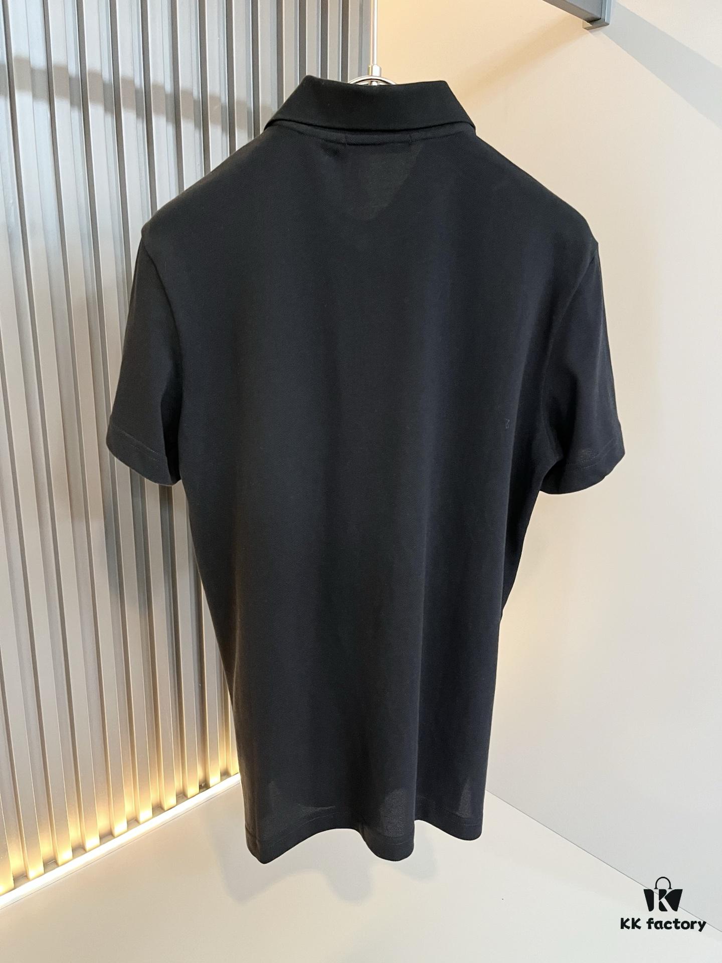 6931a100ccd8ab3d7af94e45 Prad* P*da 2025 Spring and Summer New Arrival Classic Short-Sleeve Polo Shirt Made from 100% Imported Premium Piqué Cotton with Embroidered Chest Logo