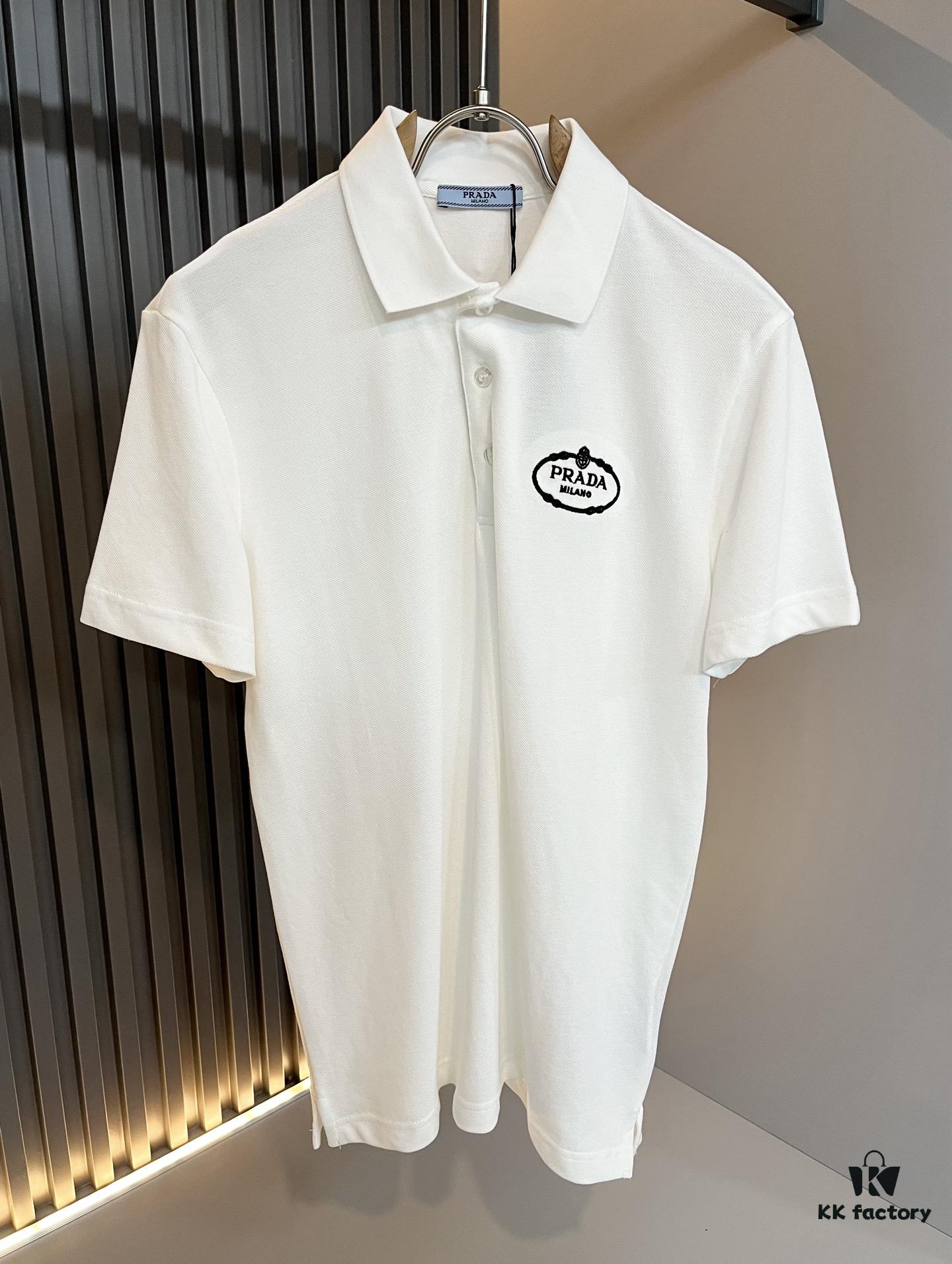 6931a100ccd8ab3d7af94e4c Prada 2025 Spring and Summer New Classic Short-Sleeve Polo Shirt