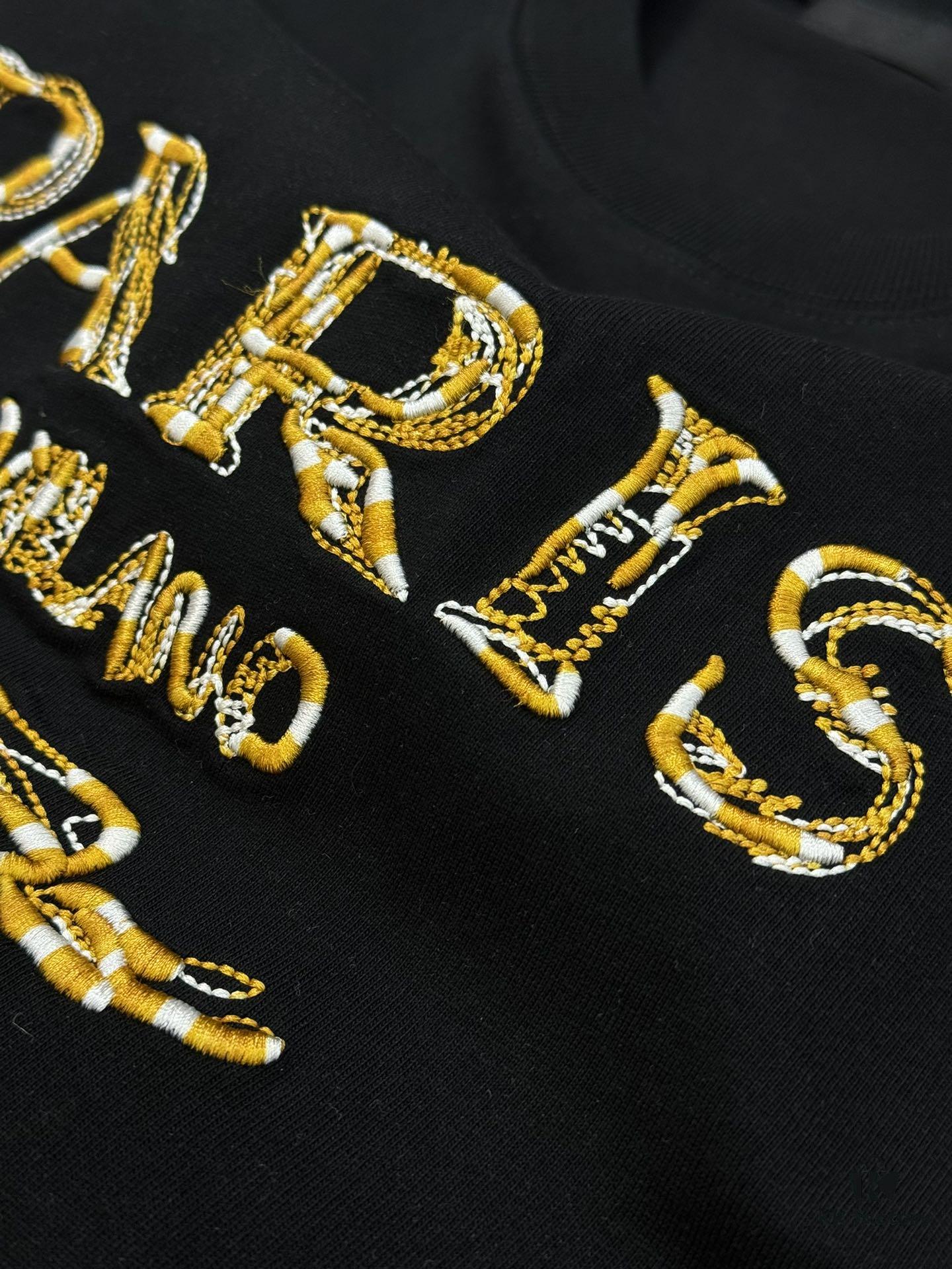 6931a101ccd8ab3d7af94e60 Prada New Arrival 2025 T-Shirt, Unisex Design, Premium Heavy Embroidery with Alphabetic Pattern, 280g High-Quality Soft Cotton, Loose Fit, Ideal for Everyday Wear