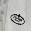 6931a102ccd8ab3d7af94e6b PRADA 2025S New Arrival Recommended Classic Embroidered Polo Shirt