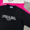 6931a104ccd8ab3d7af94e8c PRAD* Prada 25s New Arrival T-Shirt, Unisex Design, Innovative Embroidered and Heat-Transfer Graphic with Double-Layer Craft, Full-Dimensional Texture, Iconic Brand Lettering Front and Inverted Triangle Logo Back, Striking LOGO Visual Impact, 280g Pure Cotton Fabric, Soft and Comfortable, Extremely Stylish, Triple Tags Attached