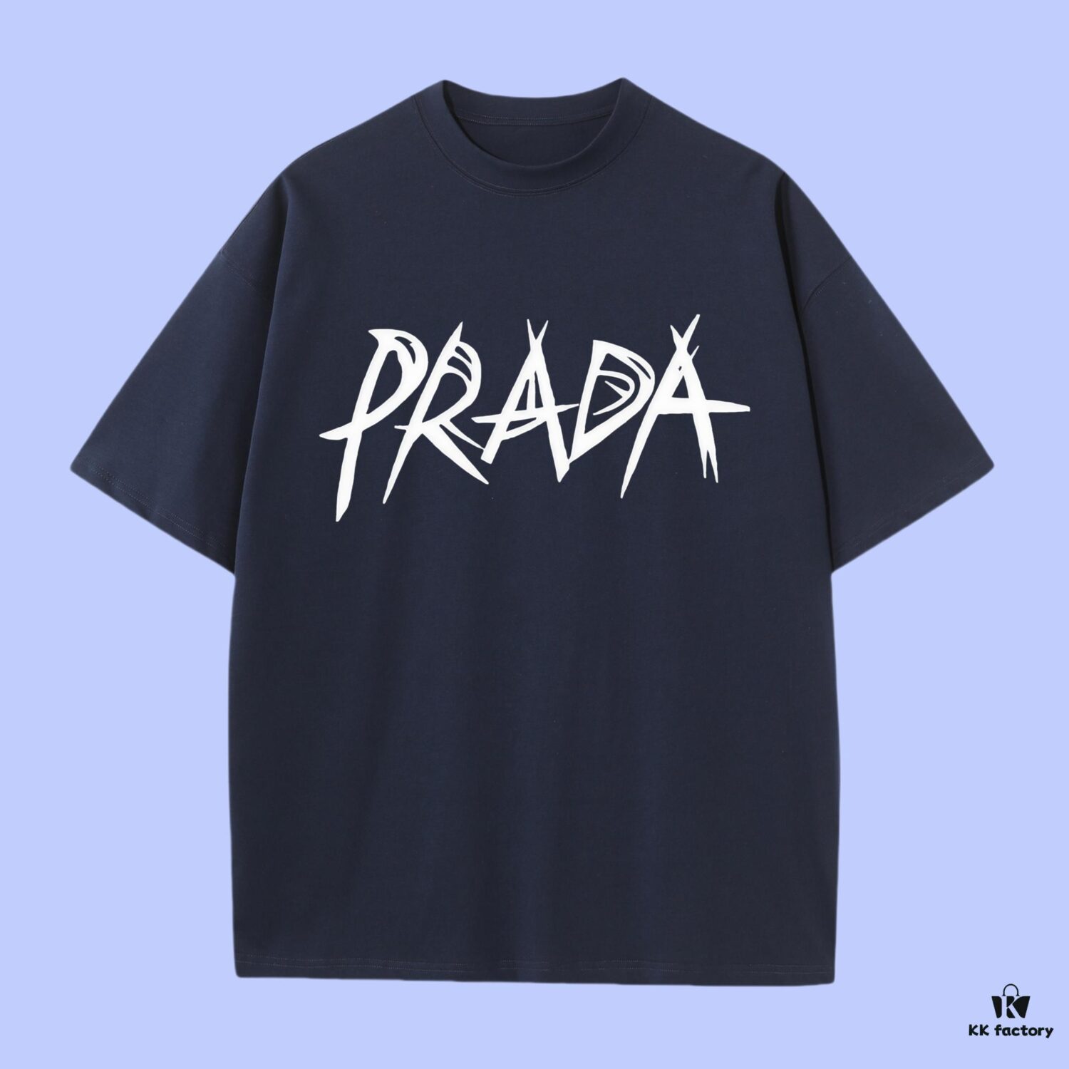 6931a108ccd8ab3d7af94ec8 PRADA 2025 Fall Spring/Summer Collection Logo Print Short-Sleeve T-Shirt, Premium Quality, Custom-Woven 270G 32-Count Double-Yarn Pure Cotton Fabric, Relaxed Fit Unisex Design