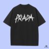 6931a109ccd8ab3d7af94ed1 PRADA 2025 Fall Spring/Summer Collection Logo Print Short-Sleeve T-Shirt, Premium Quality, Custom Woven 270G 32-Ne 100% Cotton Fabric, Relaxed Fit Unisex Design