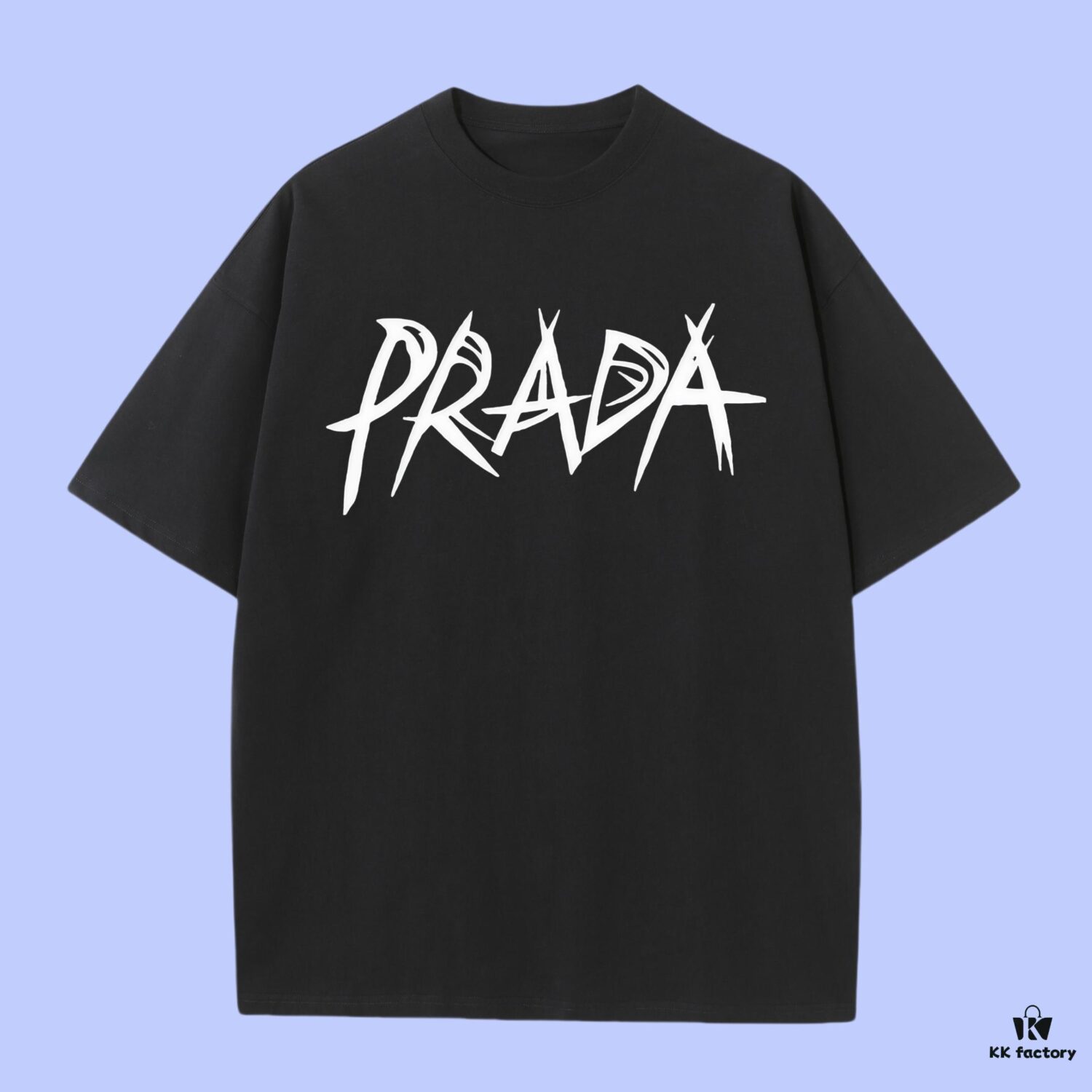 6931a109ccd8ab3d7af94ed1 PRADA 2025 Fall Spring/Summer Collection Logo Print Short-Sleeve T-Shirt, Premium Quality, Custom Woven 270G 32-Ne 100% Cotton Fabric, Relaxed Fit Unisex Design