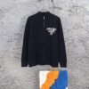 6931a10accd8ab3d7af94ee6 Prada Jacquard Letter Knit Sweater Coat Y077