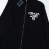 6931a10accd8ab3d7af94ef2 Prada Jacquard Letter Knit Sweater Coat Y077