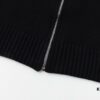 6931a10bccd8ab3d7af94efa Prada Jacquard Letter Knit Sweater Coat Y077