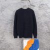 PRADA Wool Cardigan with Chunky Knit, Premium Craftsmanship, Embroidered Logo, Authentic Reproduction