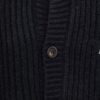 PRADA Wool Cardigan with Chunky Knit, Premium Craftsmanship, Embroidered Logo, Authentic Reproduction