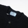 6931a10cccd8ab3d7af94f0e PRADA Wool Cardigan, Coarse Knit, Premium Craftsmanship, Imported Yarn with Soft Finish, Embroidered Chest Logo, Authentic Reproduction
