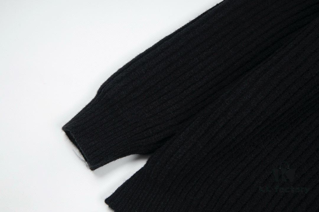 6931a10cccd8ab3d7af94f13 PRADA Wool Cardigan, Coarse Knit, Premium Craftsmanship, Imported Yarn with Soft Finish, Embroidered Chest Logo, Authentic Reproduction