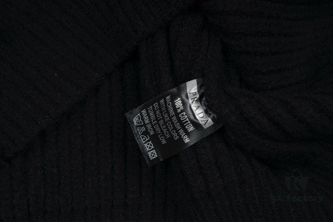 6931a10cccd8ab3d7af94f16 PRADA Wool Cardigan, Coarse Knit, Premium Craftsmanship, Imported Yarn with Soft Finish, Embroidered Chest Logo, Authentic Reproduction