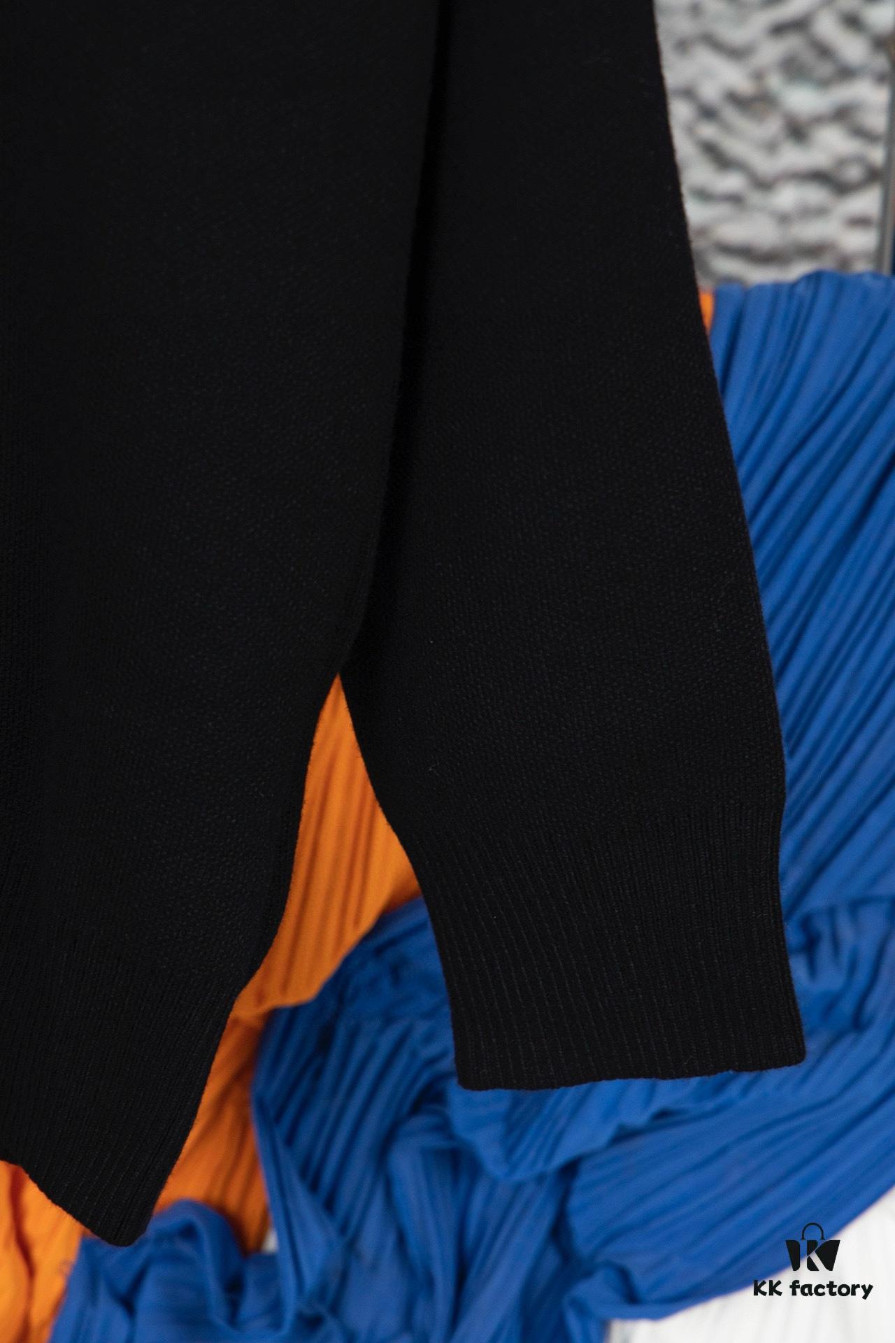 6931a10dccd8ab3d7af94f20 PRADA/Prada 22SS Triangle Logo Pocket Knit Long-Sleeve Sweater