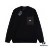 6931a10dccd8ab3d7af94f25 PRADA/Prada 22SS Triangular Logo Pocket Knitted Long-Sleeve Sweater